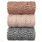 Wrapables Cotton Baker's Twine 12ply 330 Yards (Set of 3 Spools x 110 Yards) for Gift Wrapping, Party Decor, and Arts and Crafts (Black & Orange, Brown, Black)
